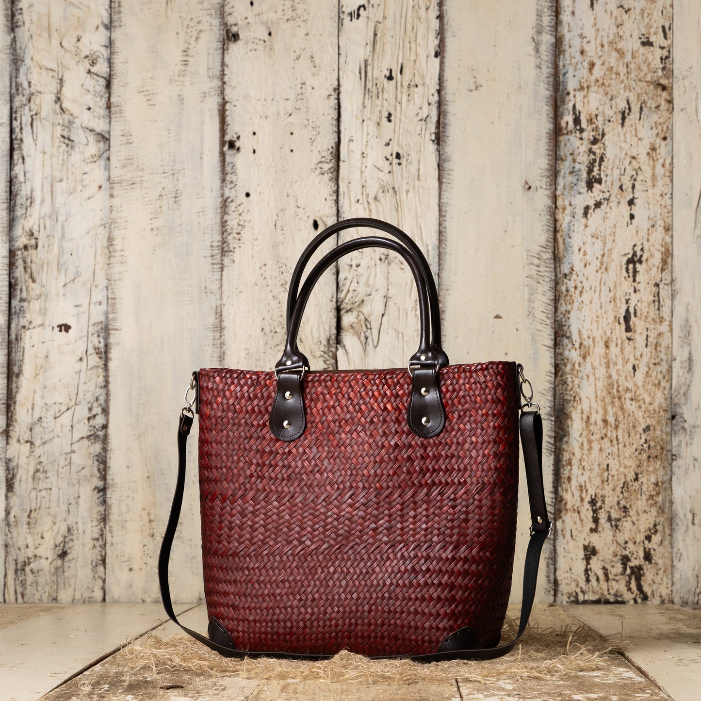 Carryall Tote Bag (Recrafted) Burgundy
