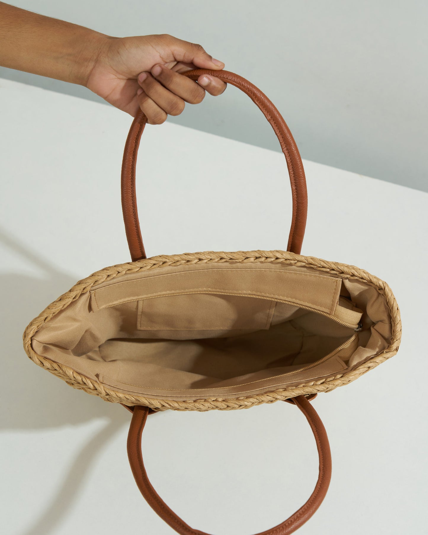 Brown Strawbag