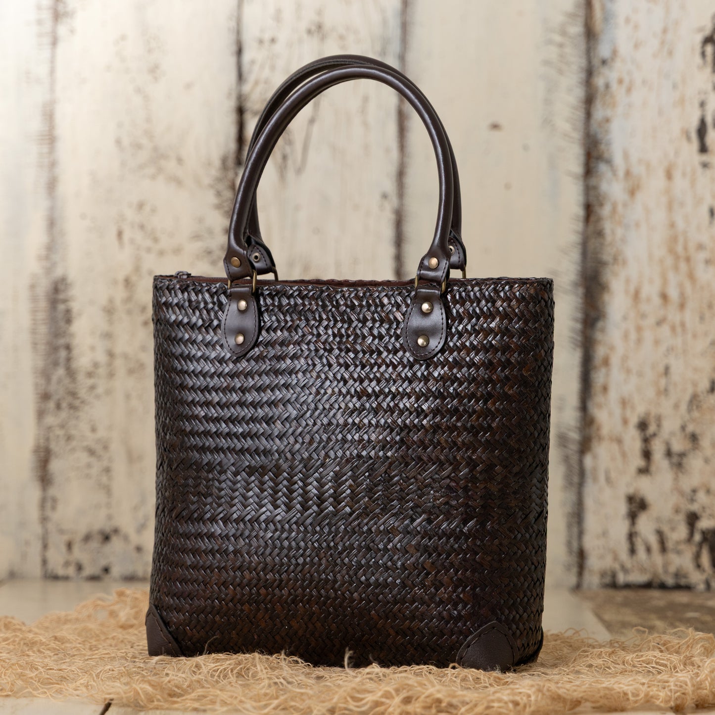 The Carryall Tote - Dark Brown