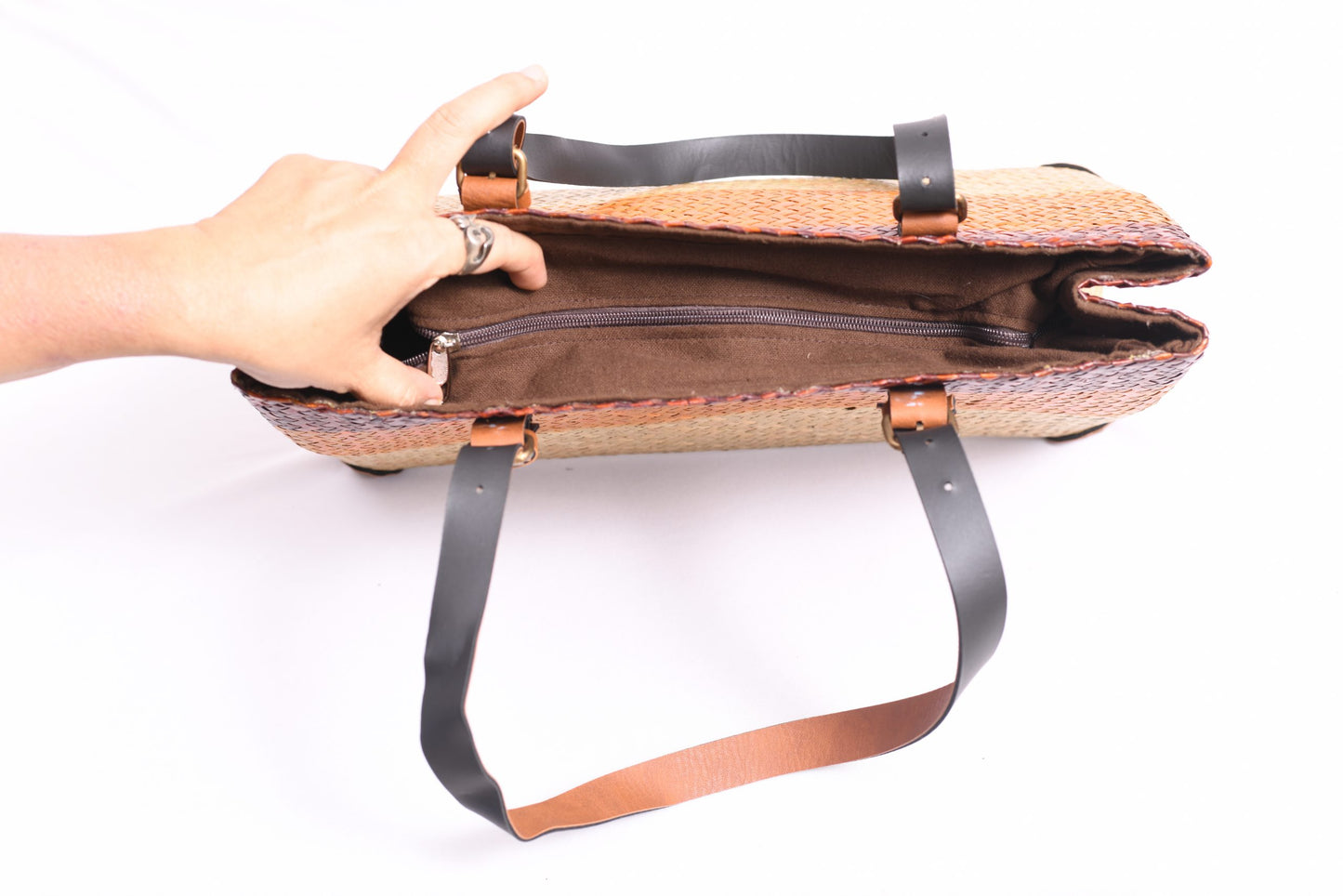 Straw Shopper Bag