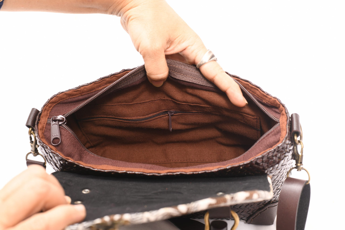 Medium Size Woven Slingbag