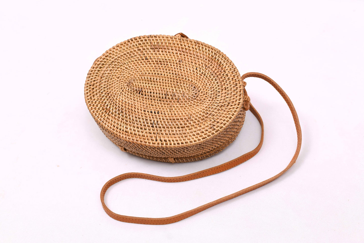Oval Rattan Bag