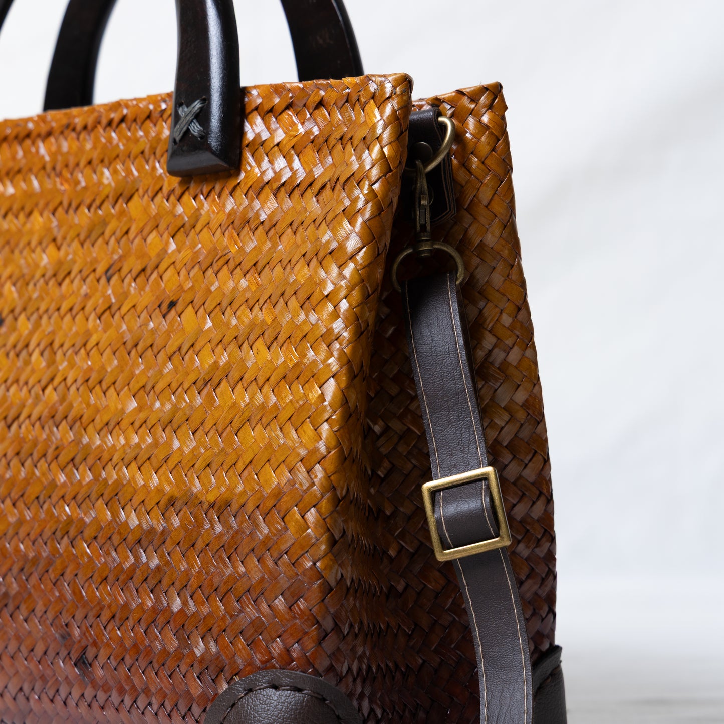 Duet Weave Bag (tan brown)
