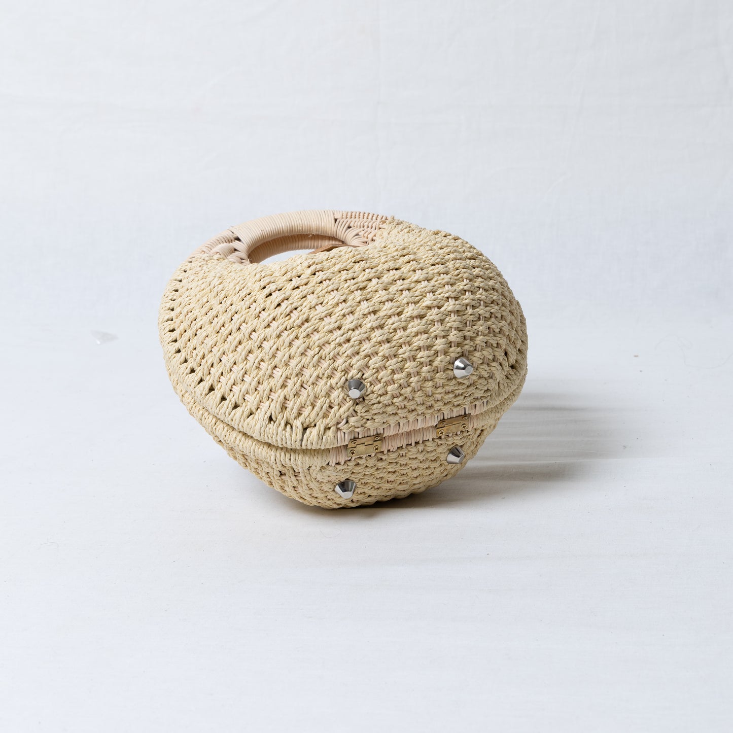 Women Nest Straw Bag - Ivory