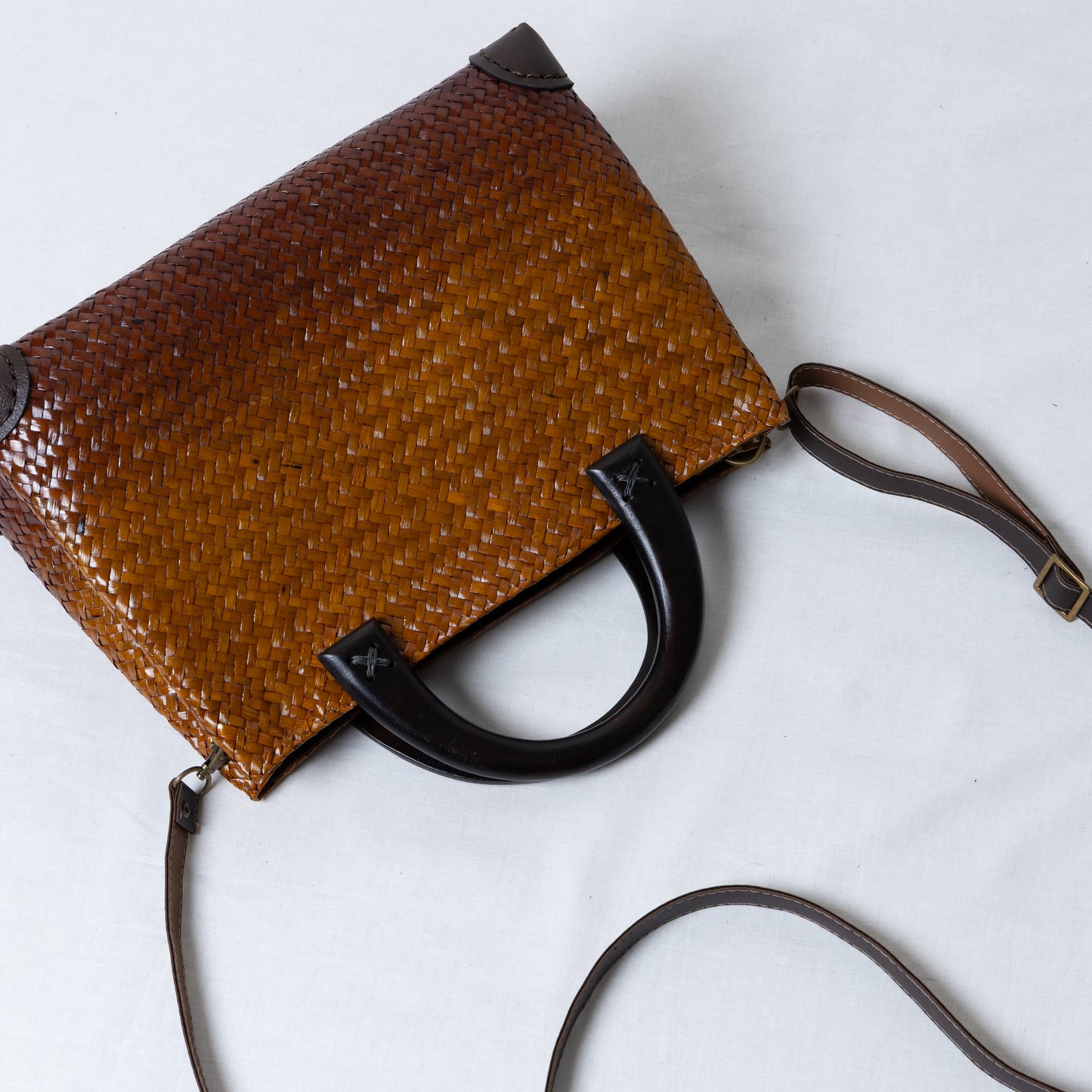 Duet Weave Bag (tan brown)