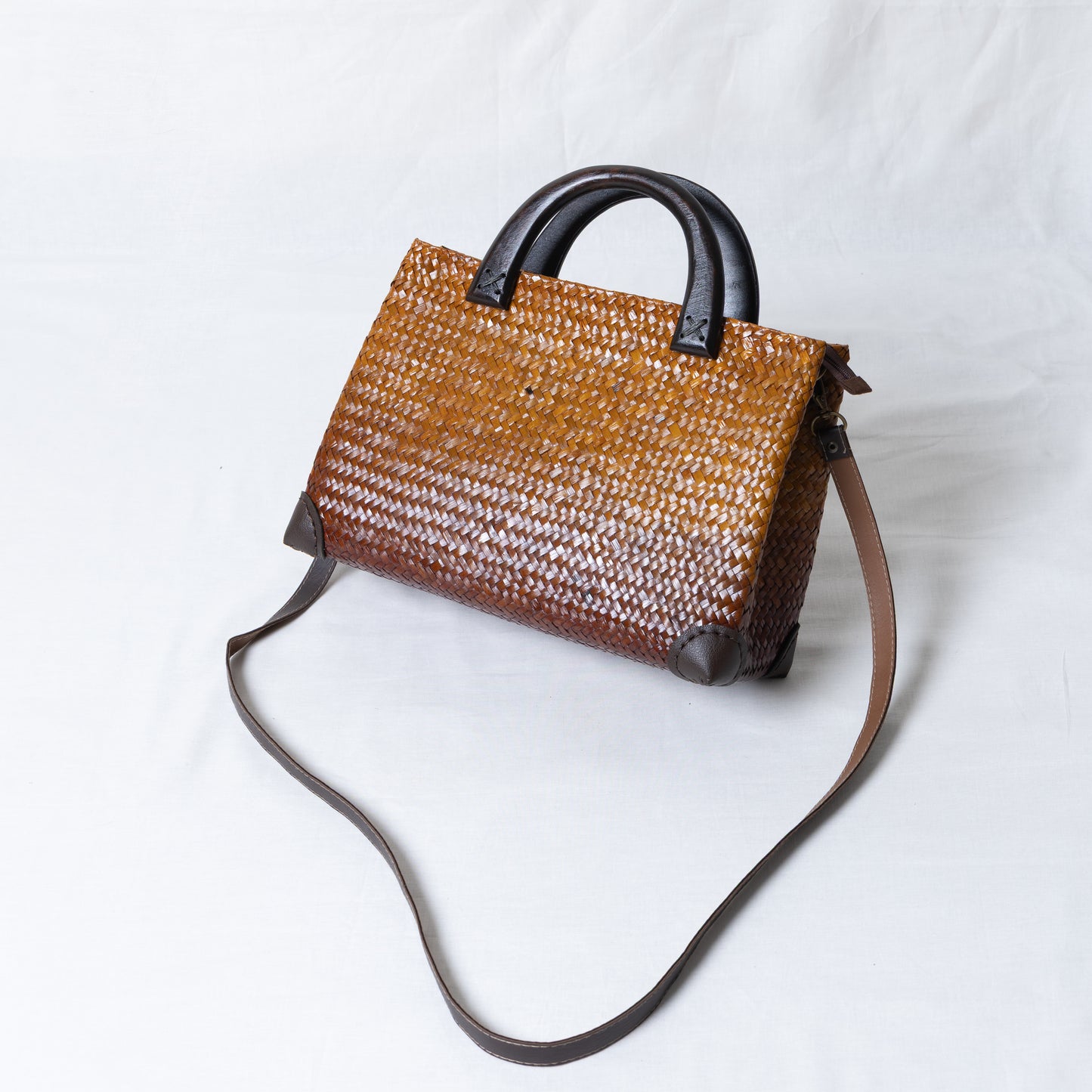 Duet Weave Bag (tan brown)