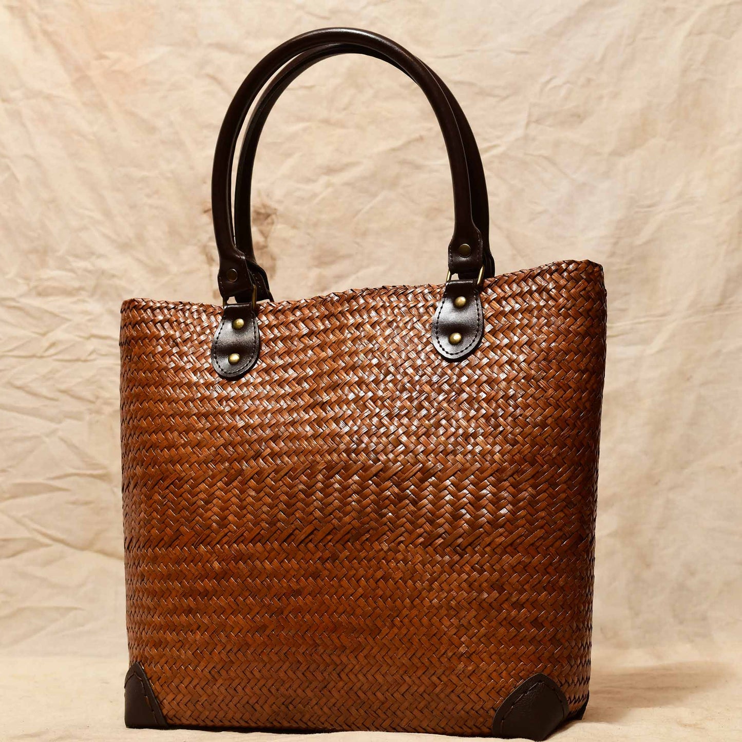 The Carryall Tote - Cinnamon Brown