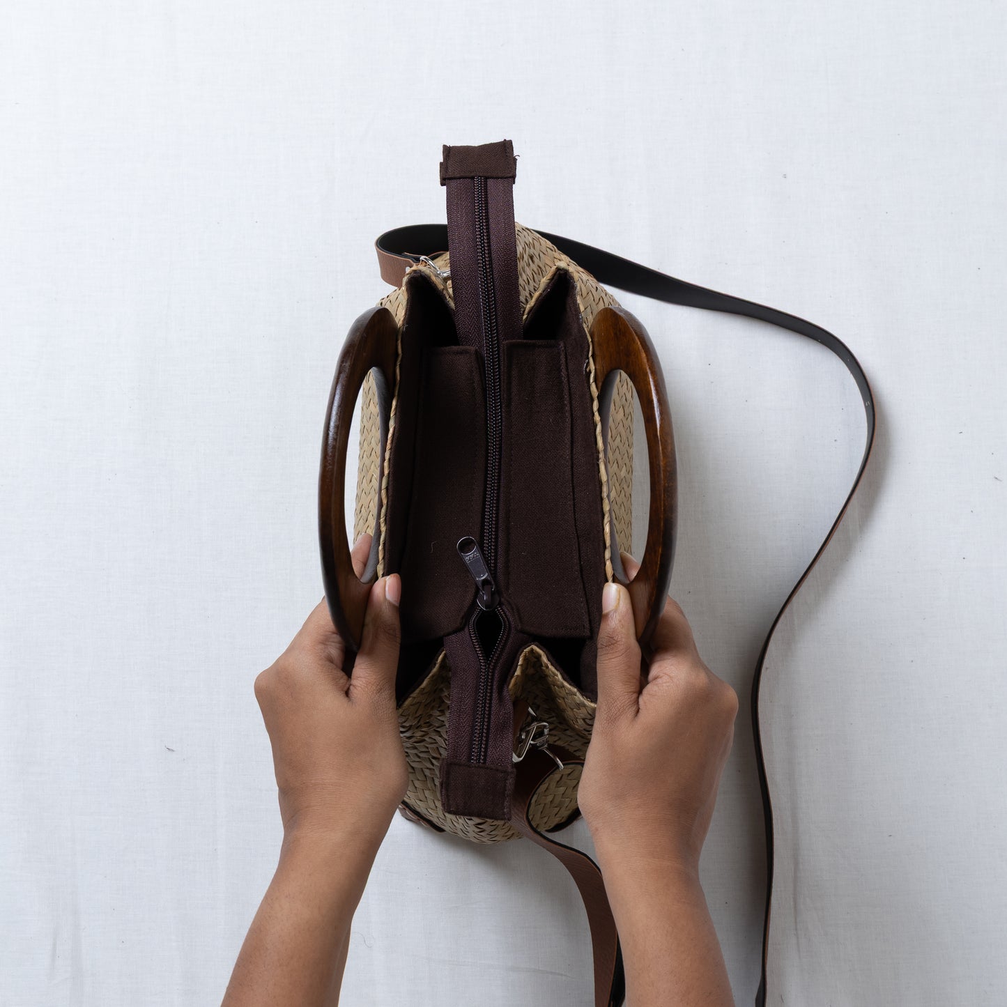 Aura Weave Bag - Natural