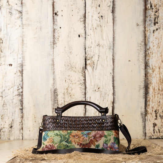 Willow Bloom Bag (Slim 12* 6) - Ivory Green
