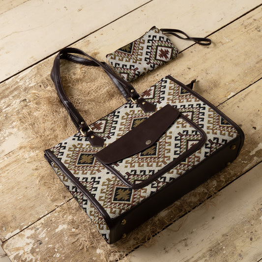 WorkWorld Tote (Aztec Print)