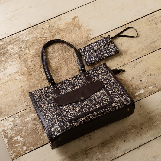 WorkWorld Tote (Floral Motif)