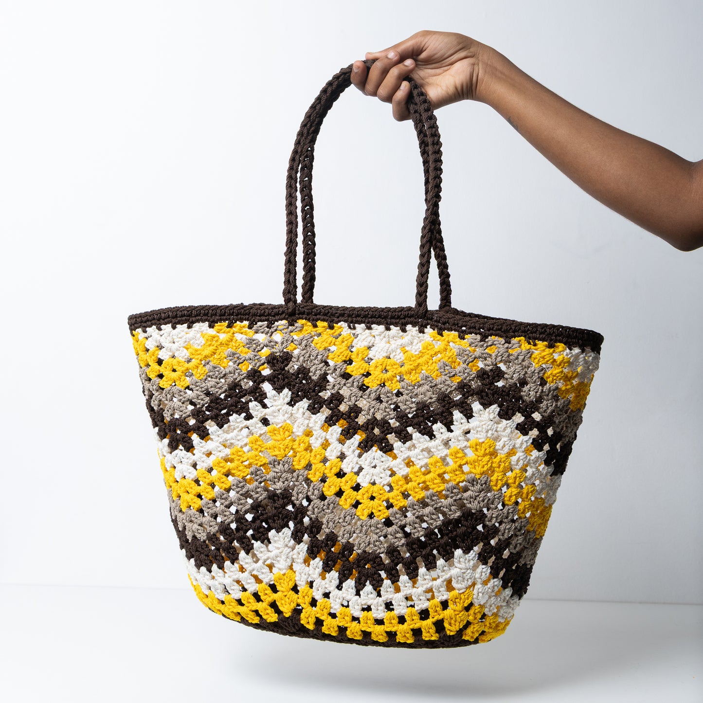 Chevron Charm Bag