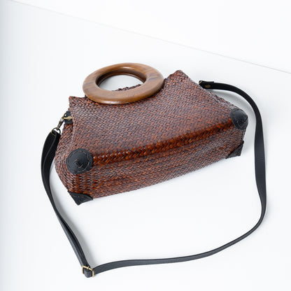 Aura Weave Bag - brown