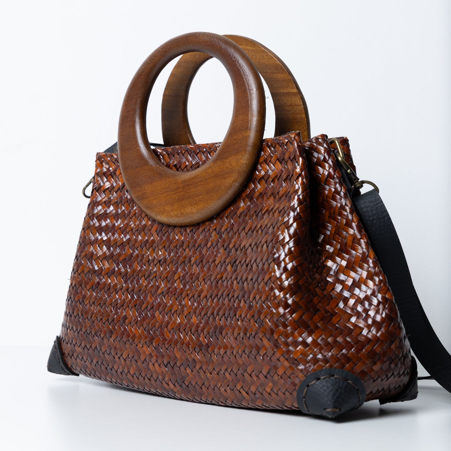 Aura Weave Bag - brown