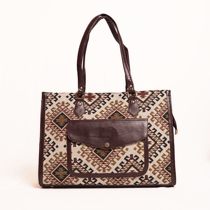 WorkWorld Tote (Aztec Print)