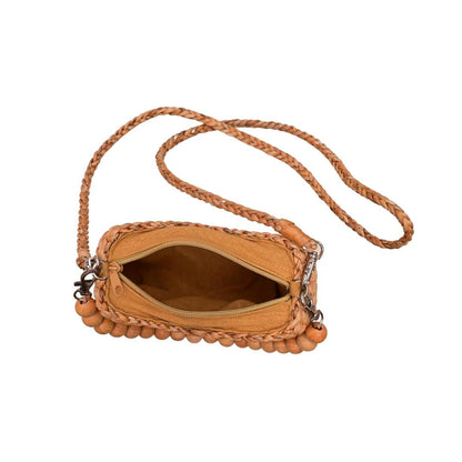 Beaded Straw Slingbag