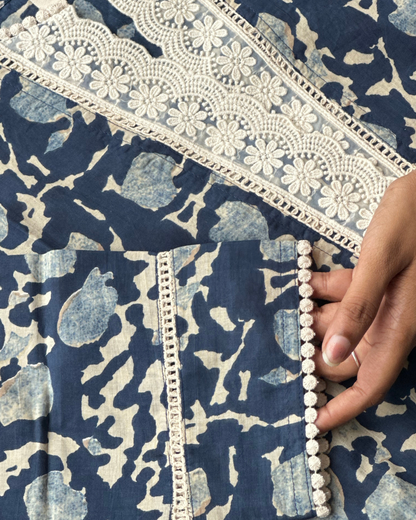 Indigo Cotton Print