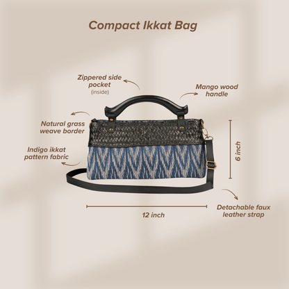 Compact Ikkat Bag (pattern 2)