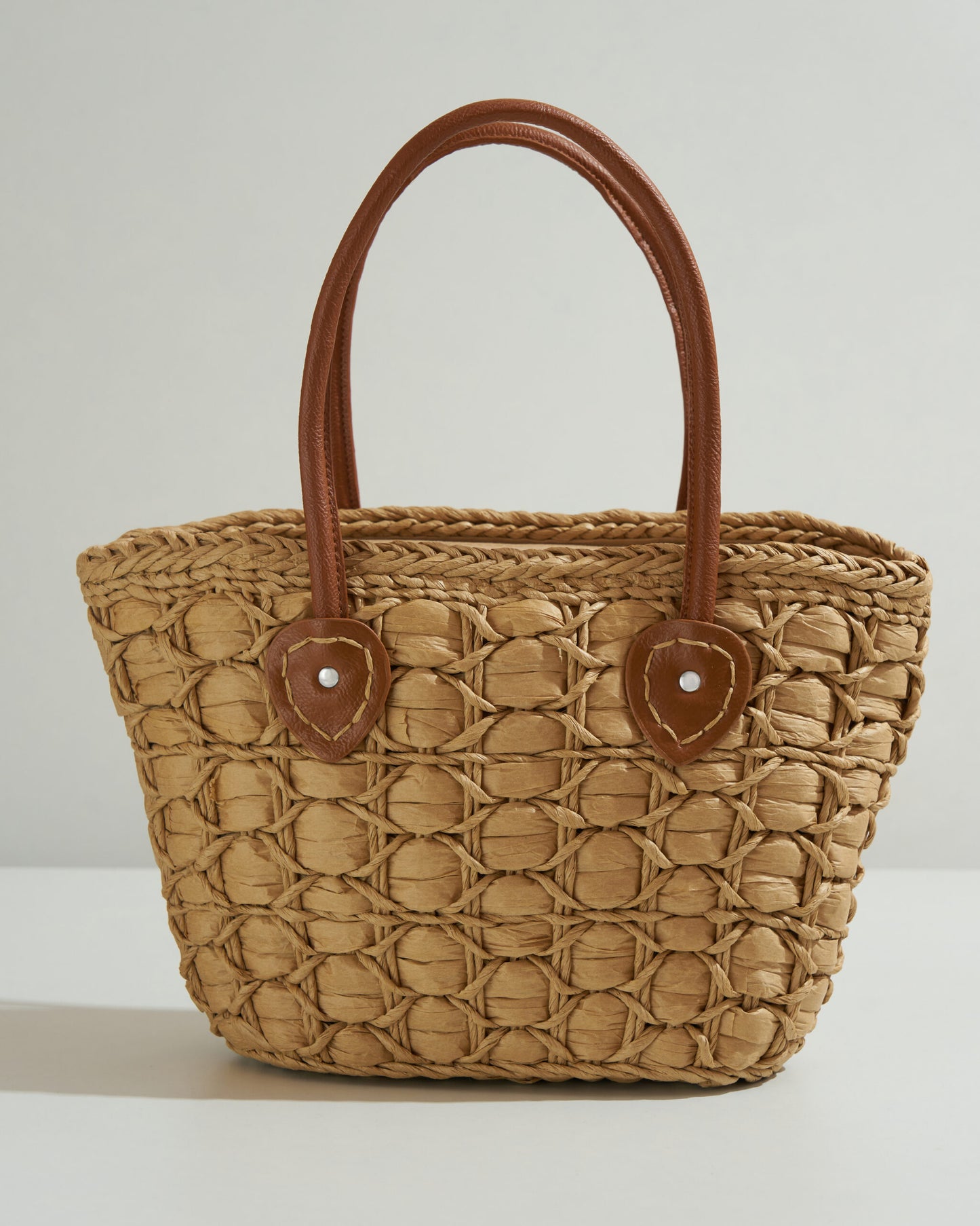 Brown Strawbag