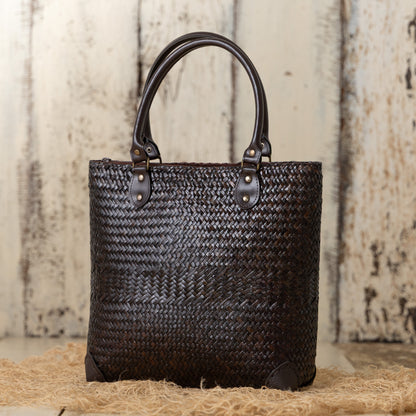 The Carryall Tote - Dark Brown