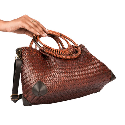 Woven Tales (Maroon)