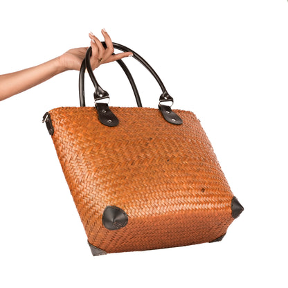 Carryall Tote Bag (Recrafted) Saffron Tan