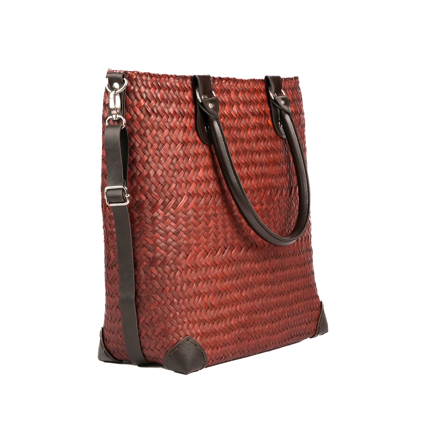Carryall Tote Bag (Recrafted) Burgundy