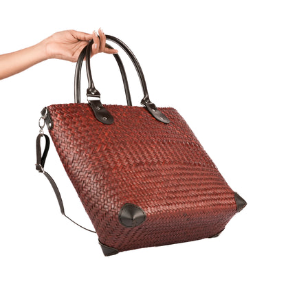Carryall Tote Bag (Recrafted) Burgundy
