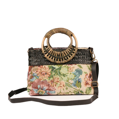 Willow Bloom Bag (Medium 10*7) - Ivory green