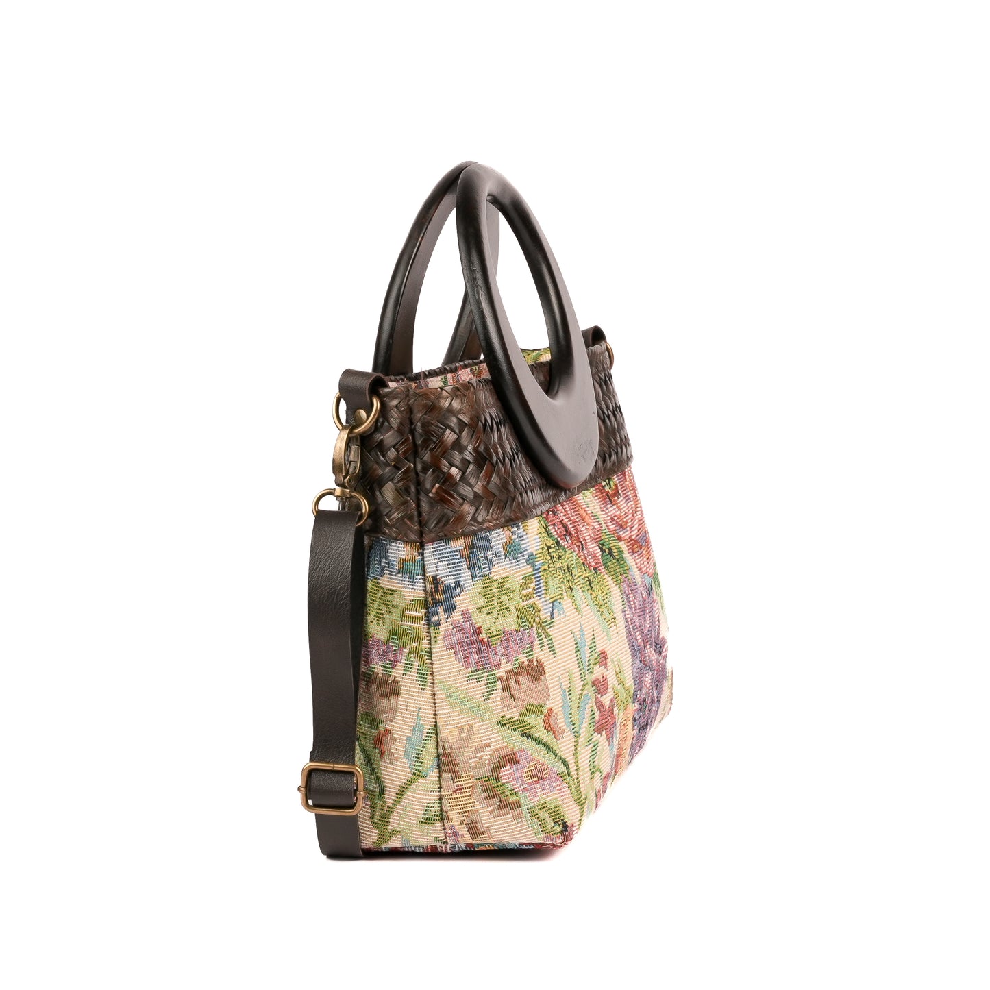 Willow Bloom Bag (Big 12*8) - Ivory green