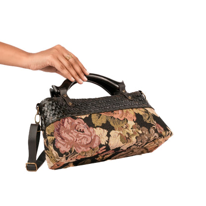 Willow Bloom Bag (12*6) - Misty Black