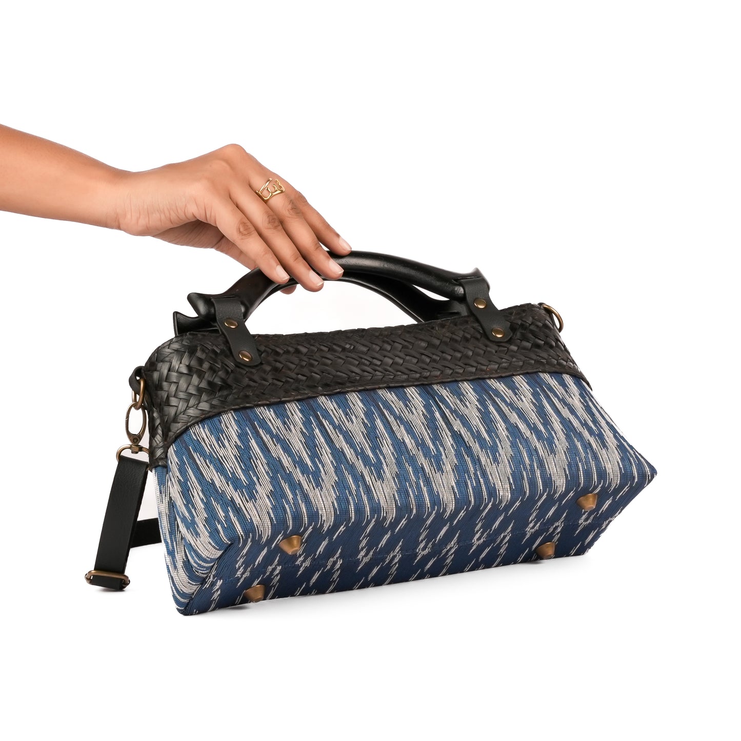 Compact Ikkat Bag (pattern 2)