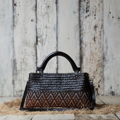 Classic Ikkat Bag (Tan Brown)