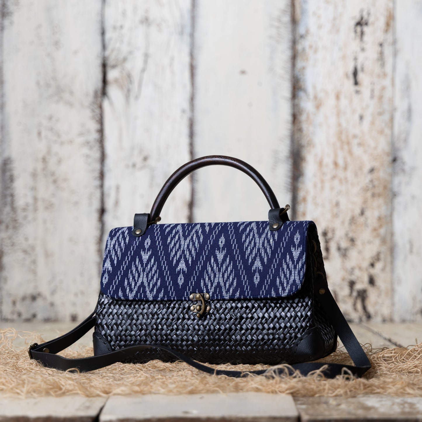 Indigo Cultural Weave Black