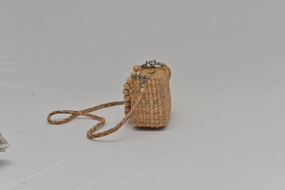 Beaded Straw Slingbag