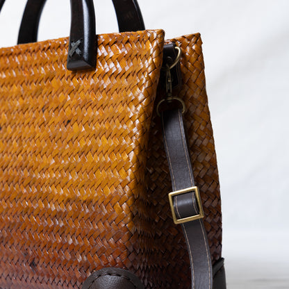 Duet Weave Bag (tan brown)