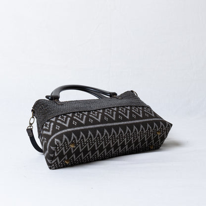 Classic Ikkat Bag (charcoal grey)