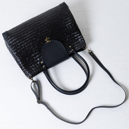 Holdall Woven Bag Black