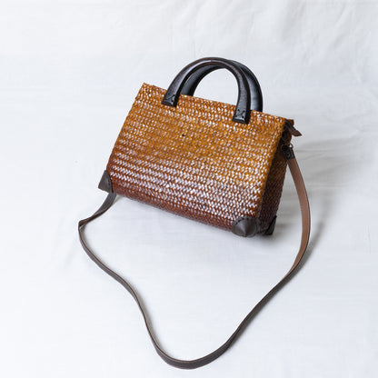 Duet Weave Bag (tan brown)