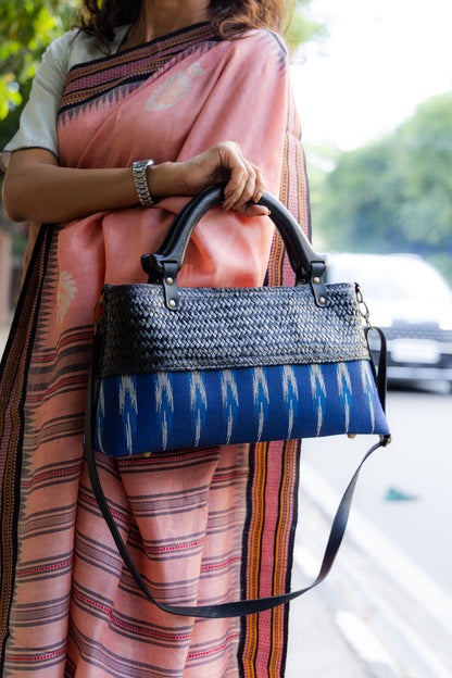 Classic Ikkat Bag (Indigo)