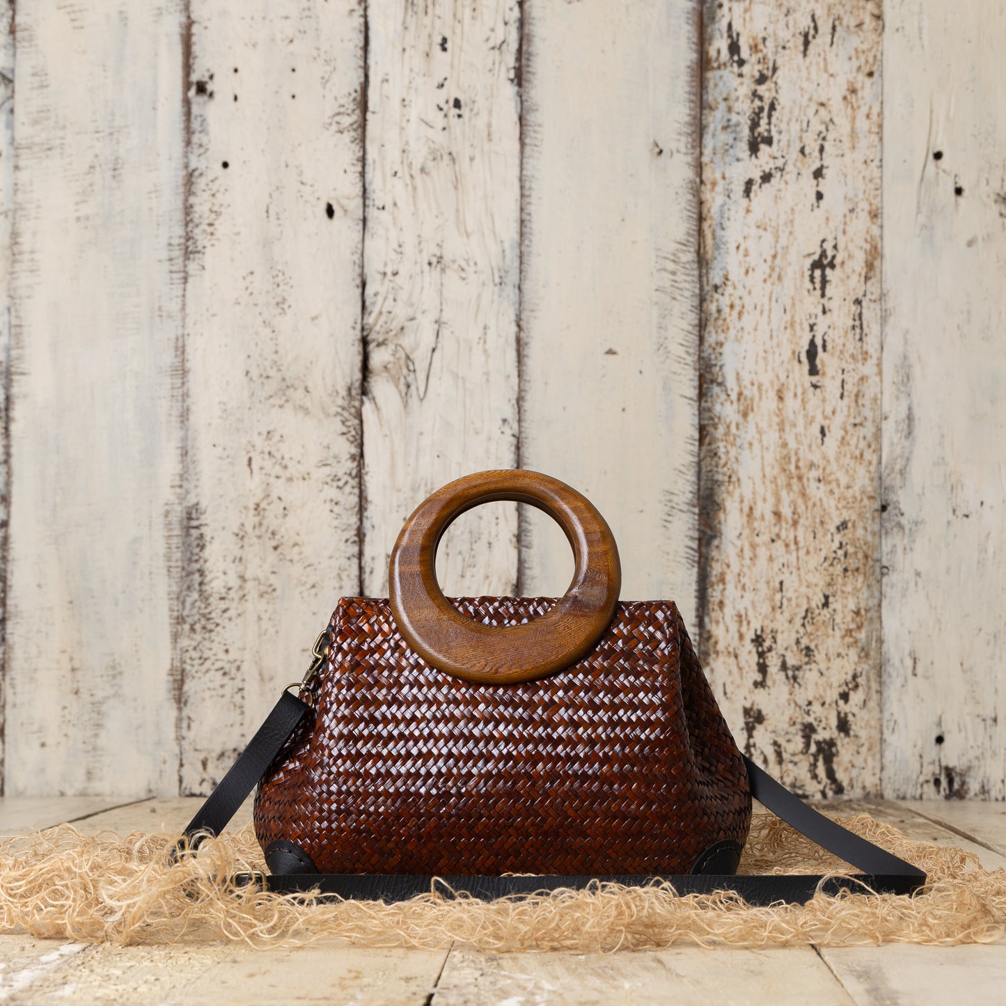 Aura Weave Bag - brown