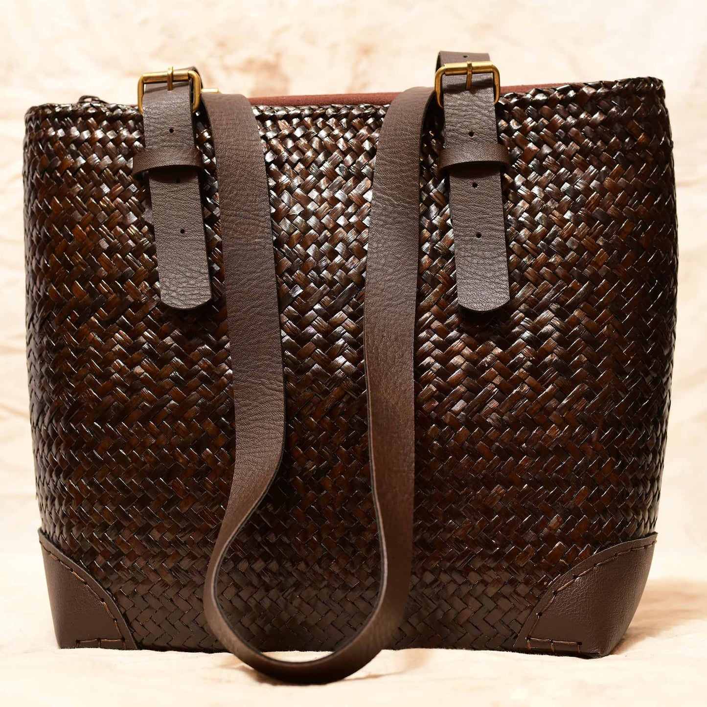 Medium Tote Bag  Deep Brown