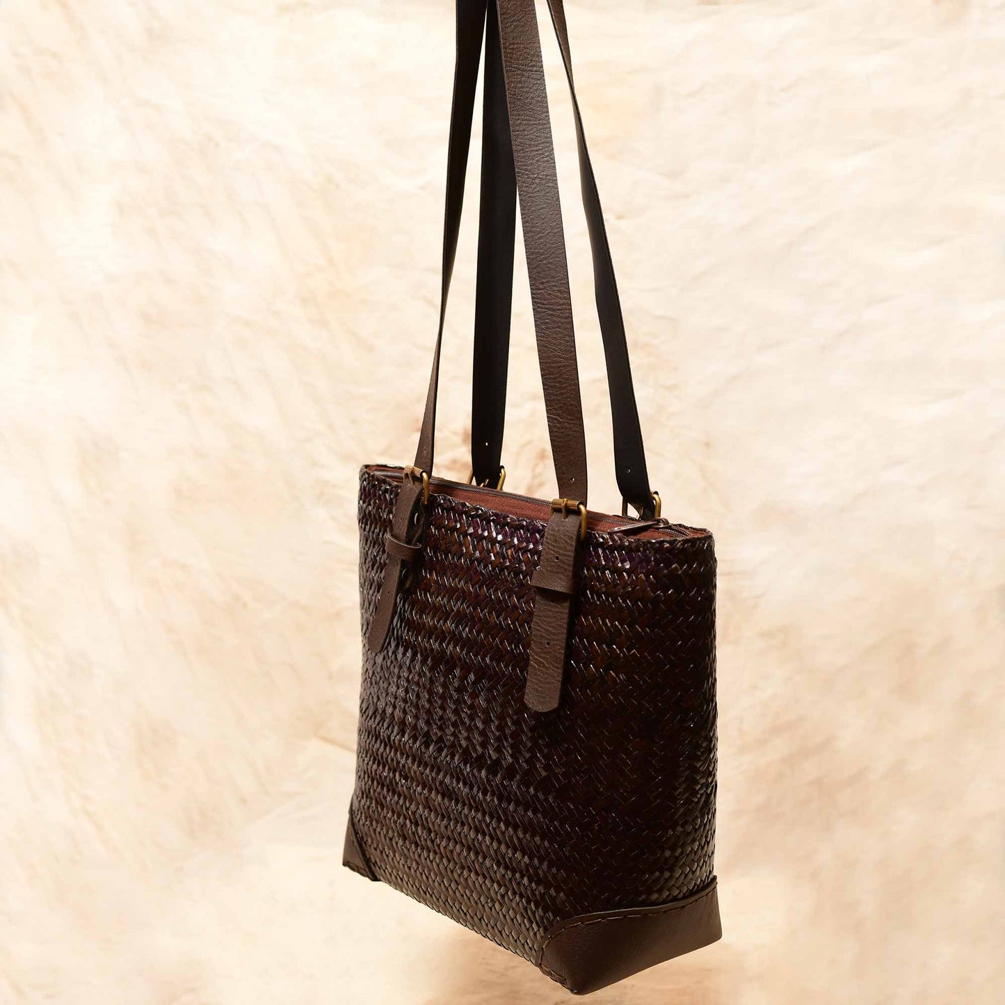 Medium Tote Bag  Deep Brown