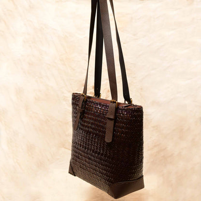 Medium Tote Bag  Deep Brown