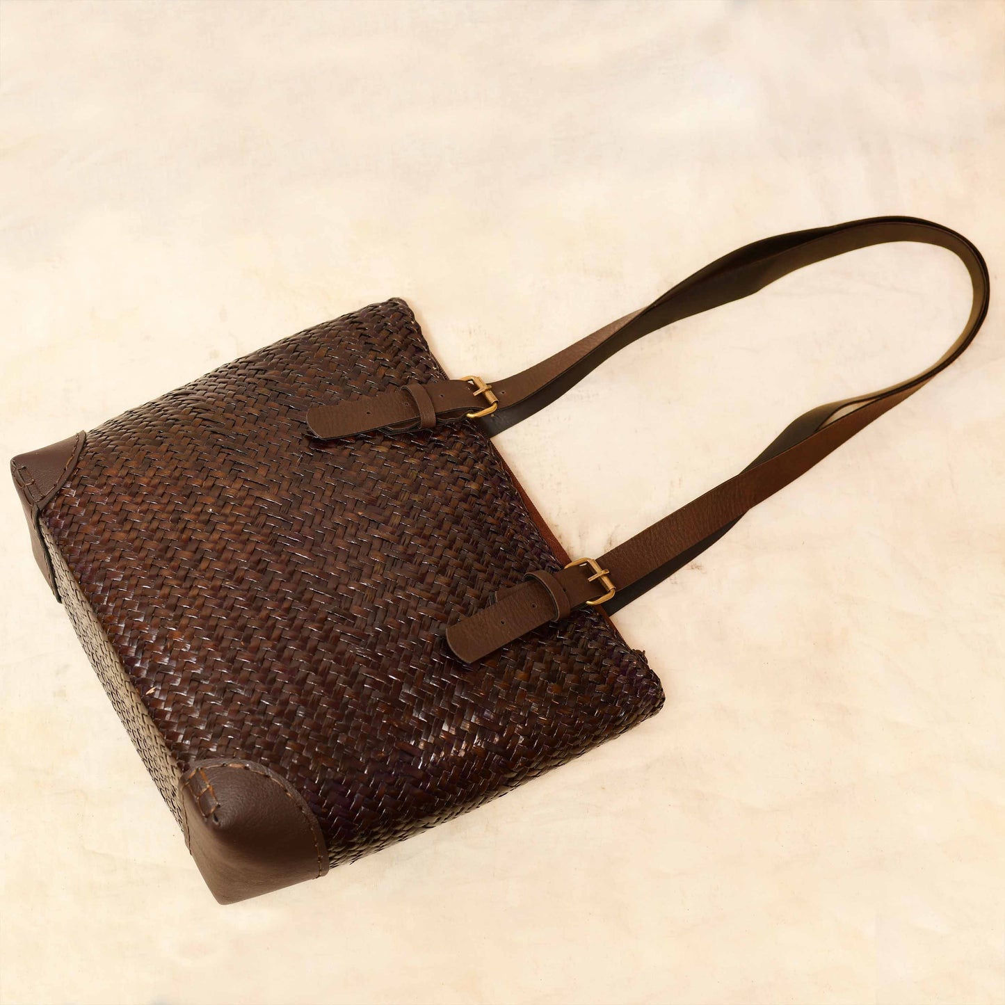 Medium Tote Bag  Deep Brown