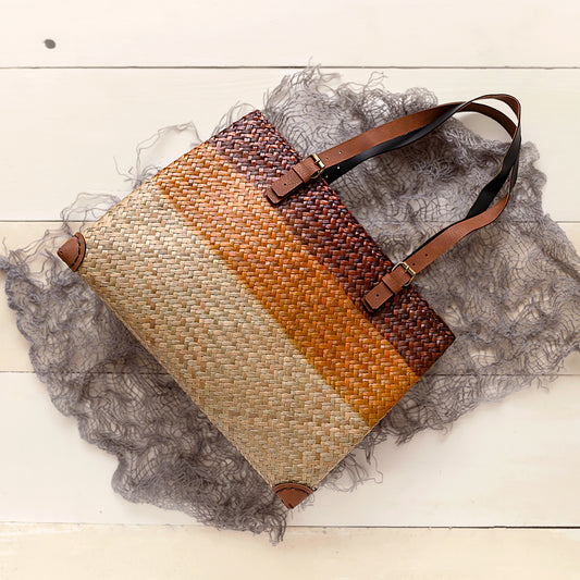 Straw Shopper Bag