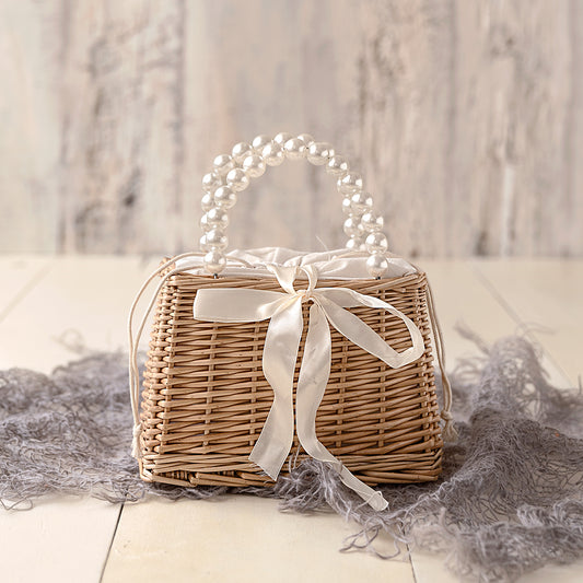 Square Rattan Pearlbag